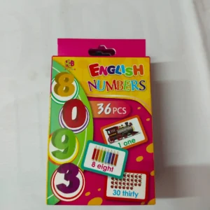 Kids Educational Flash Cards (English Numbers)