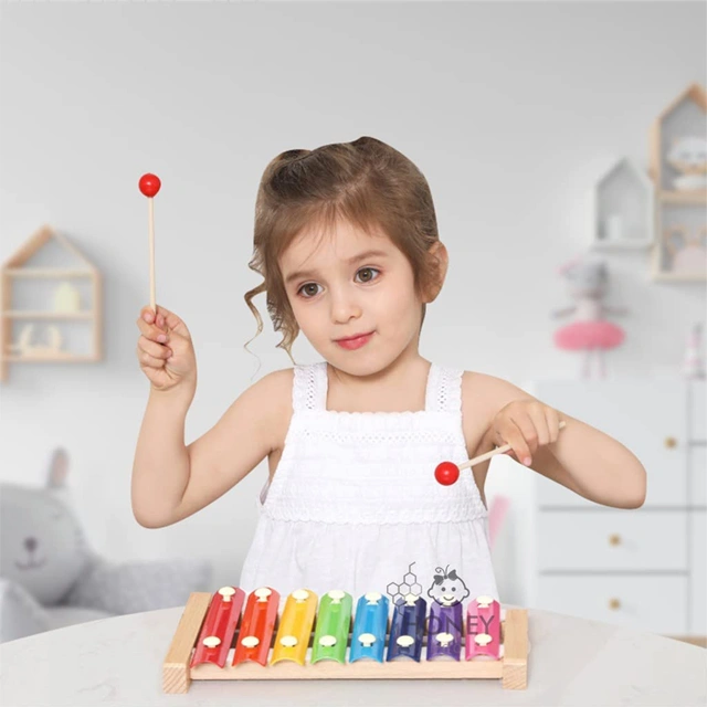 Baybee Wooden Xylophone Musical Toy - Image 4