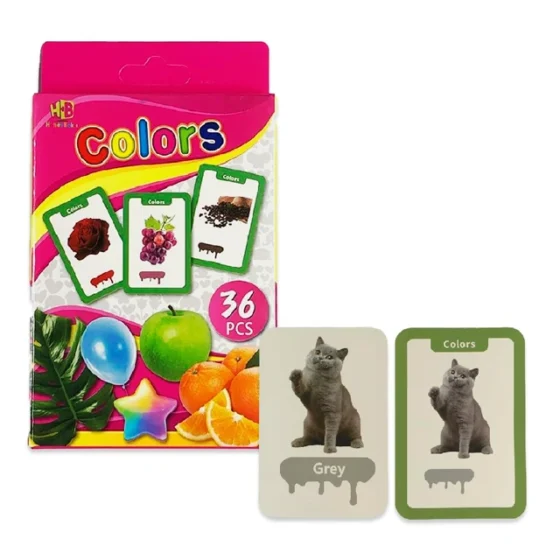 Kids Educational Flash Cards (Colors)