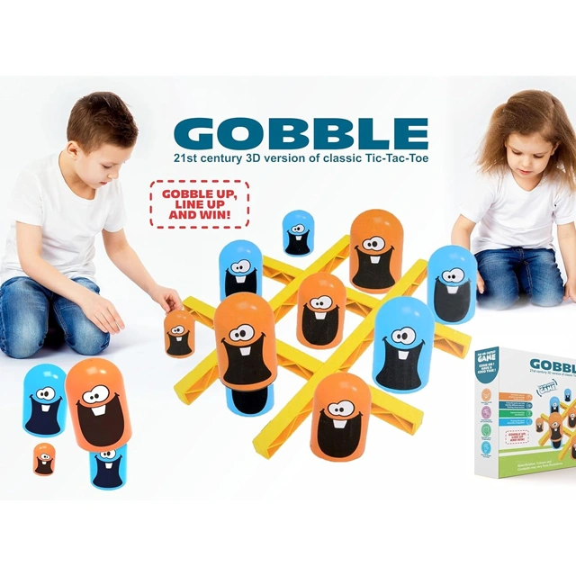Gobble Board Game Tic-Tac-Toe Game - Image 3