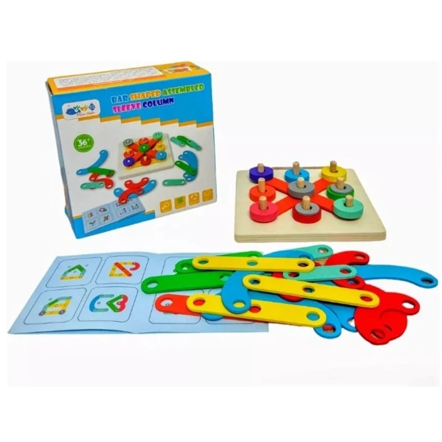 Bar Shaped Assembled Sleeve Column