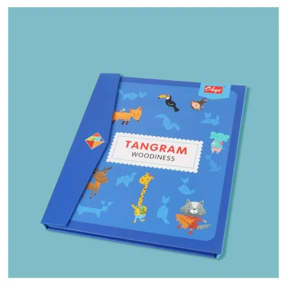 Crackles Wooden Magnetic Tangram Travel Game