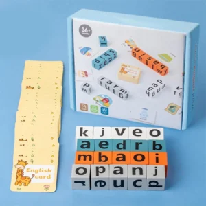 Wooden Blocks Spelling Game
