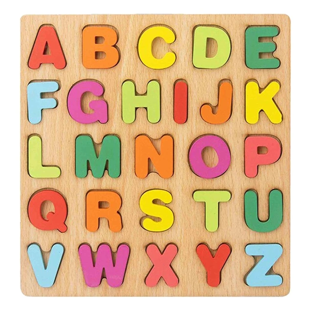 Wooden Alphabet Puzzles Numbers Count Board - Image 3