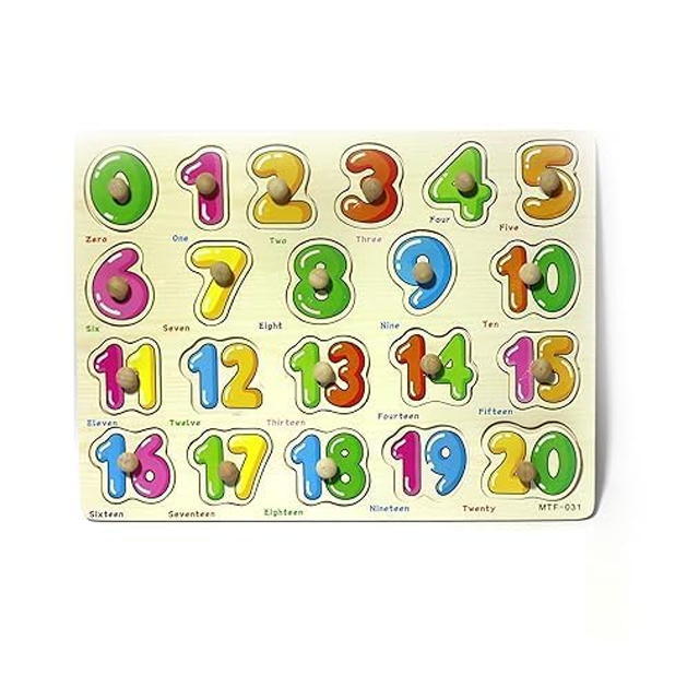 Wooden 1-20 Number Learning Toys - Image 2