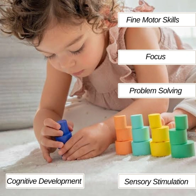 Wooden Angle Geometric Blocks (5 Shapes) - Image 3