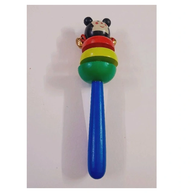 Wooden Rattles Non Toxic Colorful Toys - Image 4