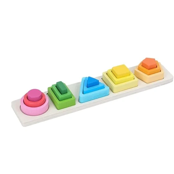 ATORSE Shape Sorter for Hand Eye Coordination Ability Learn Shape