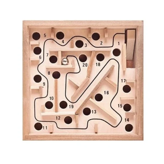 Wooden Maze Ball Game