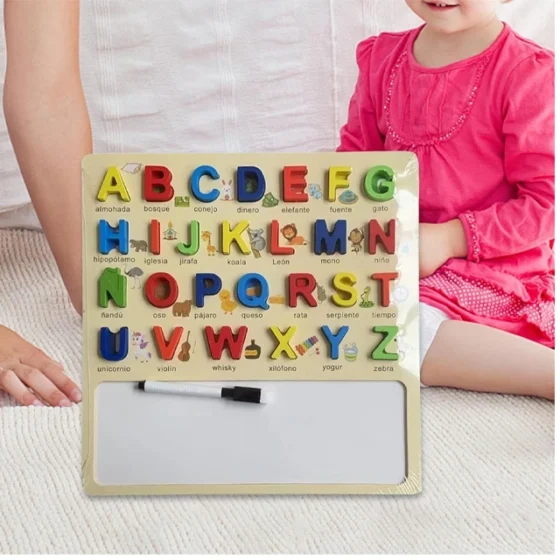 Wooden Alphabet Puzzles Board