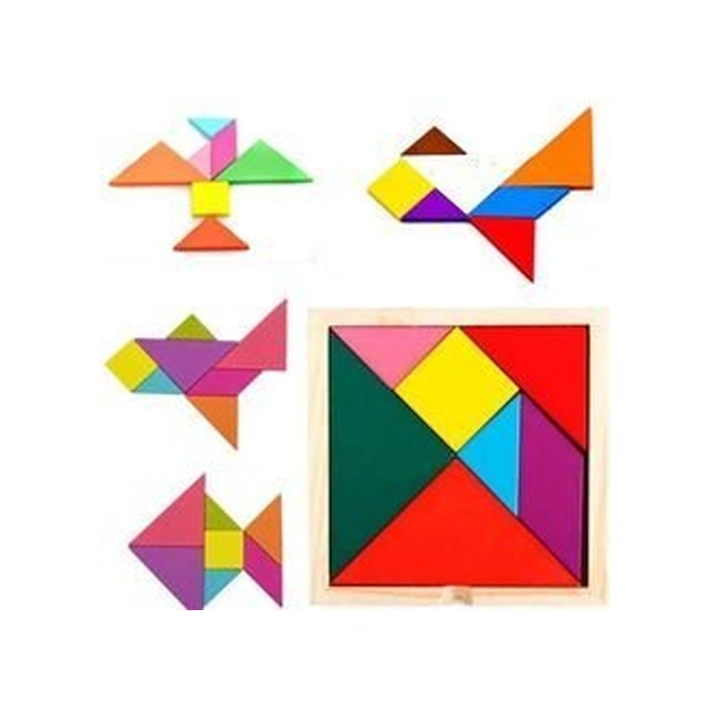 Wooden Tangram Puzzle - Image 2
