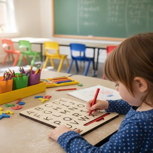 Wooden English Tracing Board - Image 2