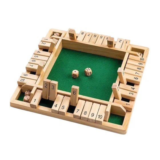 Dice Game Shut The Box Game Wooden Board Game