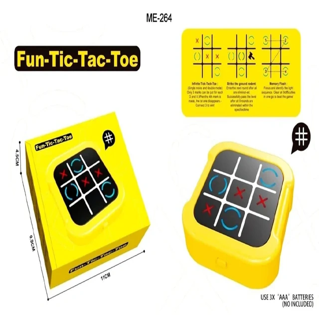 Electronic Tic Tac Toe Bolt Game - Image 2