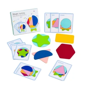 Baby Geometric Shape Stacking Games
