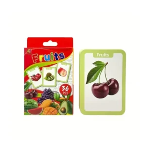Kids Educational Flash Cards (Fruits)