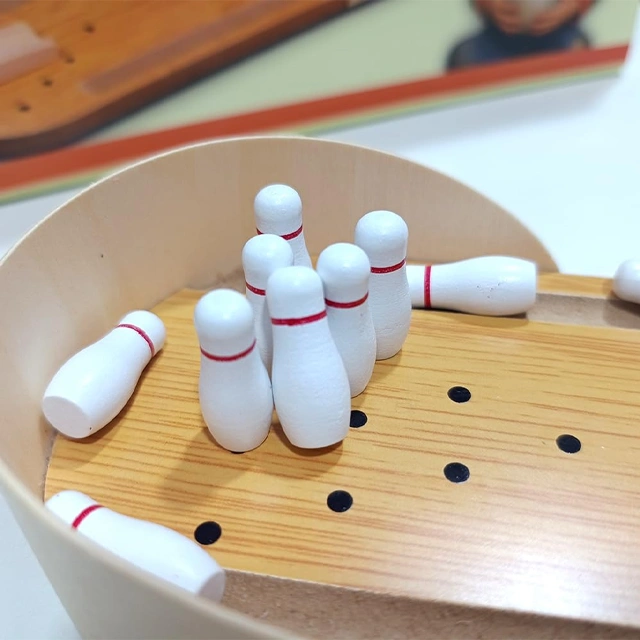 Wooden Bowling Game Set - Image 3