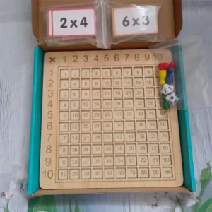 Wooden Multiplication Board Game