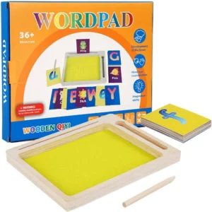 WORDPAD Sand Tray with Wooden Pen for Kids