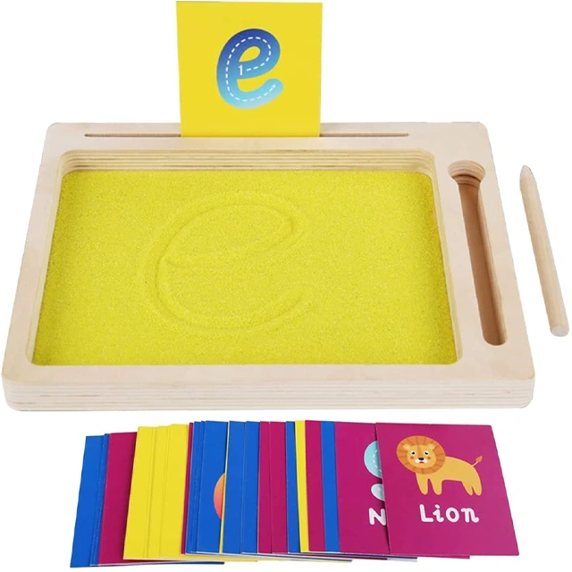 WORDPAD Sand Tray with Wooden Pen for Kids - Image 2