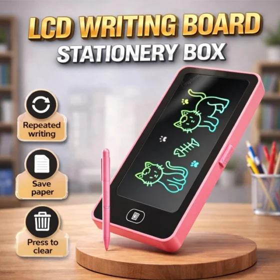 GRAPHENE 2 in 1 LCD Writing Tablet Slate Pencil Box