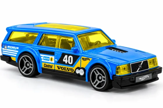 Blue Volvo Rally Wagon Hot Wheels Collectible