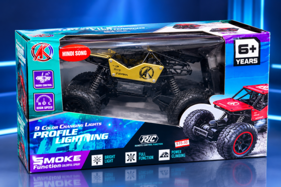 RC 4x4 Rock Crawler Off-Road Monster Truck with Smoke Effect