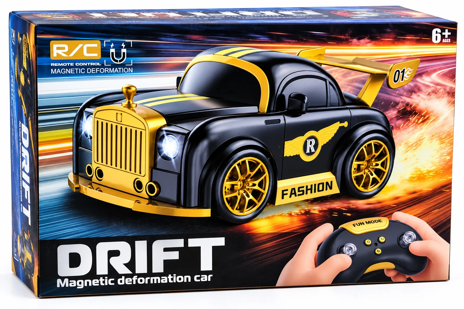 RC Drift Magnetic Deformation Car with Remote Control - Image 3