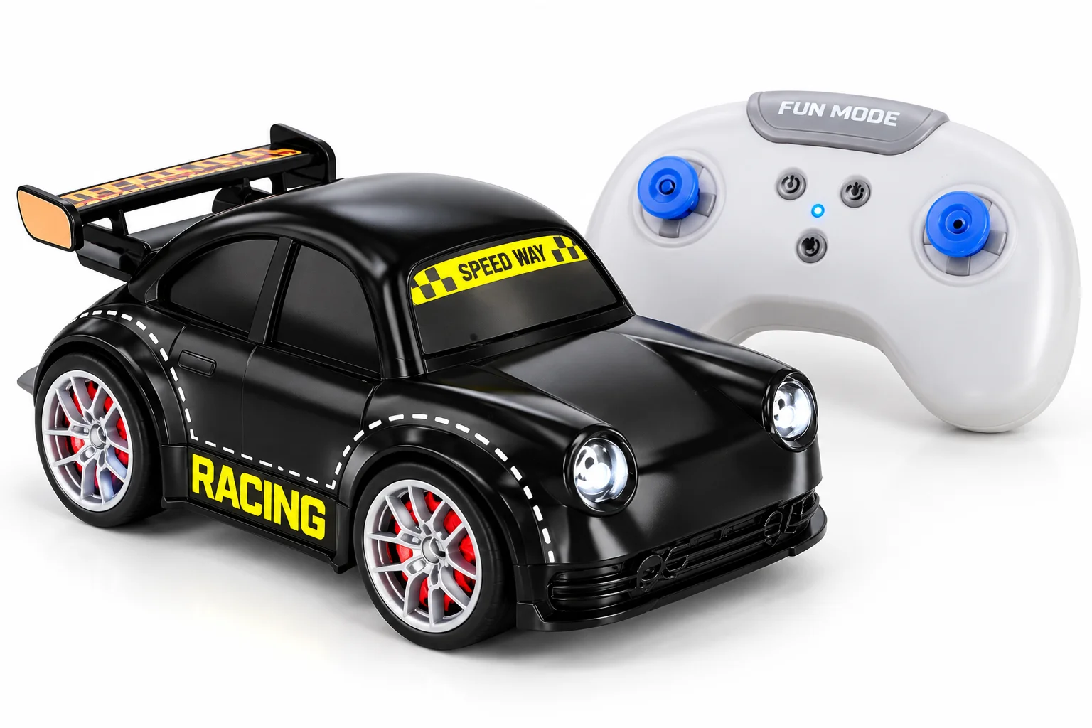 Toy Racing Car and Controller Showcase