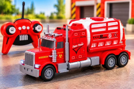 Red Toy Rescue Truck Adventure