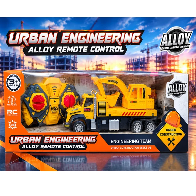 RC construction excavator truck with remote control