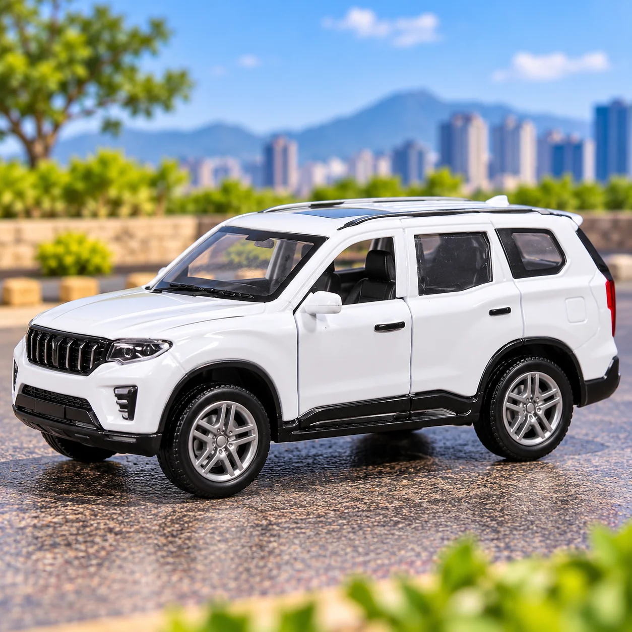 White SUV Die-