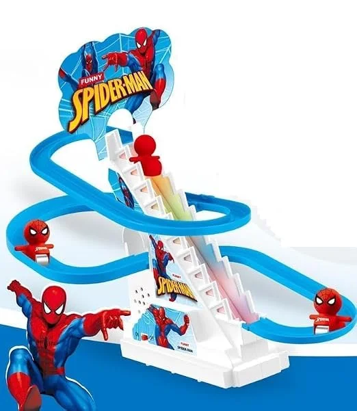 Spider-Man Spiral Racing Track Toy Set for Kids - Image 2