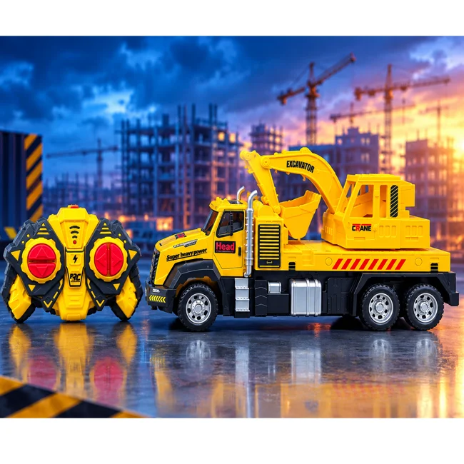 RC construction excavator truck with remote control